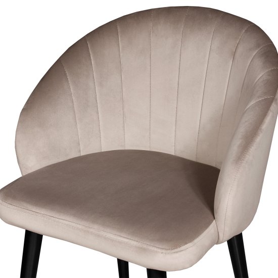 Полукресло с мягким сидением из бархата (арт 16275) Фото 3