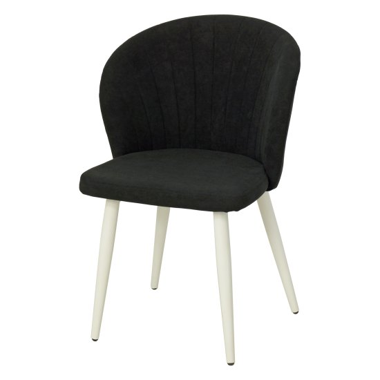 Стул металлический мягкий серый велюровый (арт 26657) Фото 1