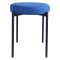 Табурет на металлокаркасе синий (арт 30792)