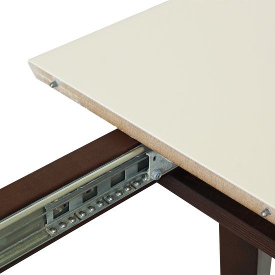 Обеденный стол раскладной полуовальный 180 см современный (арт 16650) Фото 4