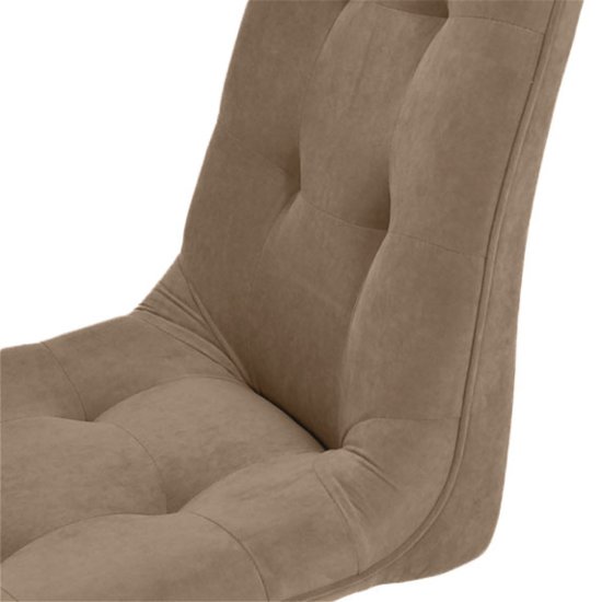 Стул барный на металлокаркасе мягкий из велюра (арт 20857) Фото 8