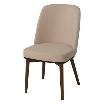 Стул деревянный мягкий слоновая кость (арт 29377) - Фото 2