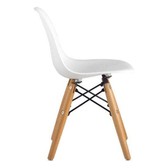 Стул дизайнерский деревянный белый eames (арт 29391) Фото 3