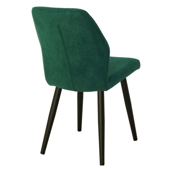 Стул мягкий зеленый с обивкой из велюра (арт 20075) Фото 2