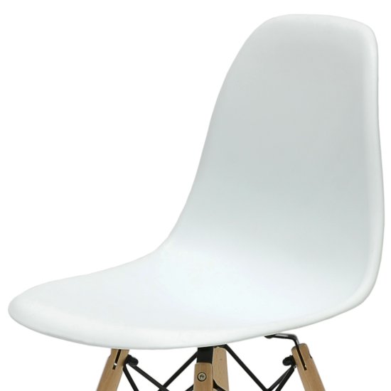 Стул дизайнерский деревянный белый eames style (арт 2314) Фото 2