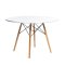Стол обеденный дизайнерский круглый белый D-110 см eames (арт 7110)