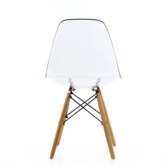 Стул дизайнерский деревянный прозрачный eames (арт 2329) Фото 3