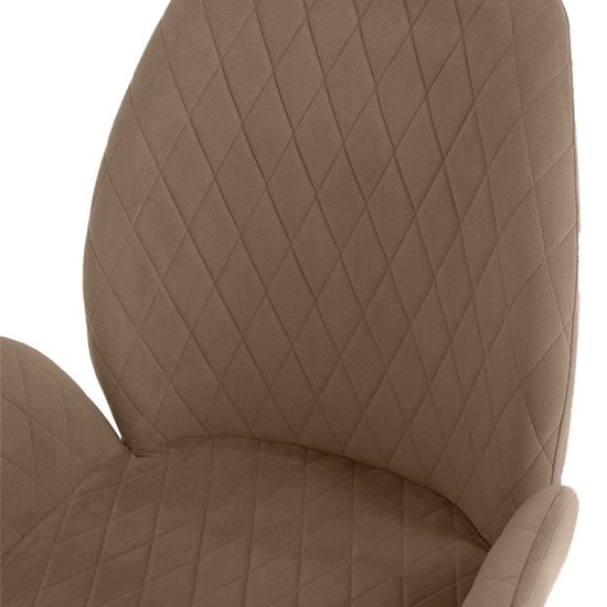 Стул на металлокаркасе мягкий из велюра (арт 33578) Фото 8