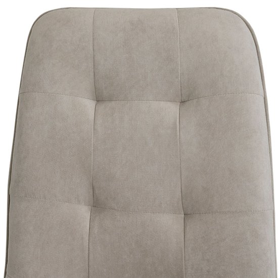 Стул серый с обивкой из велюра (арт 20608) Фото 6