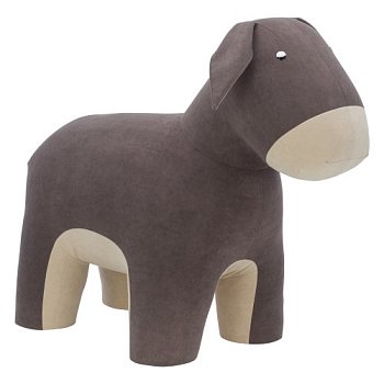 Пуф мягкий с обивкой из велюра (арт 6948) - Фото 2