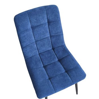 Стул на металлокаркасе мягкий серый (арт 25061) - Фото 2