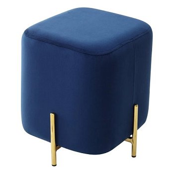 Пуфик с мягким сидением синий (арт 16753) - Фото 2