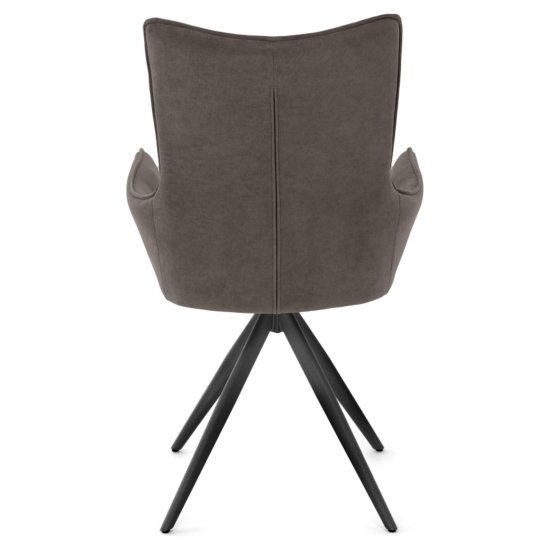 Стул с подлокотниками велюровый (арт 35559) Фото 6