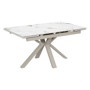 Стол обеденный керамический на одной ножке 140 см (арт 34416) - Фото 2