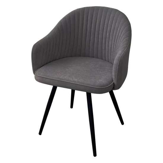 Стул на металлокаркасе с обивкой из велюра (арт 33448) Фото 1