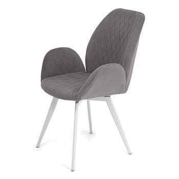 Стул обеденный на металлическом каркасе с мягким сидением (арт 33579) - Фото 2