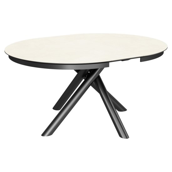 Обеденный стол раскладной круглый с керамическим покрытием (арт 32759) Фото 2