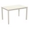Стол для кухни раскладной с керамическим покрытием кремовый (арт 35021)
