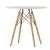 Стол обеденный дизайнерский круглый белый D-80 см eames (арт 16407)
