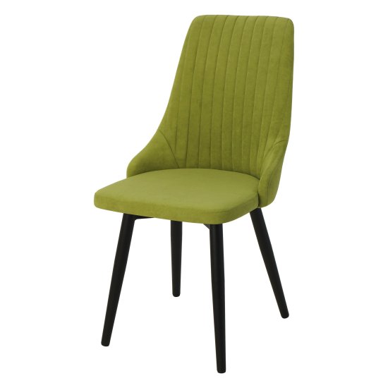 Стул зеленый с обивкой из велюра (арт 22862) Фото 1