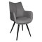 Стул-кресло с черными ножками (арт 34643)