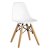 Стул дизайнерский деревянный белый eames (арт 29391)