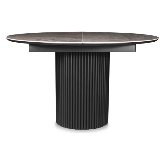 Стол раскладной круглый керамический на 1 ножке (арт 34762) Фото 3