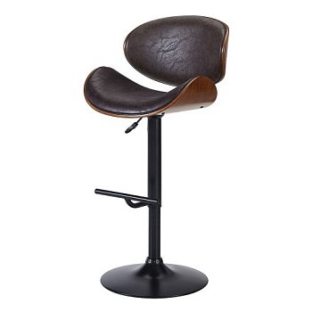 Барный стул с обивкой из экокожи регулируемый (арт 31467) - Фото 2