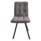 Стул на металлокаркасе мягкий серый (арт 28822)