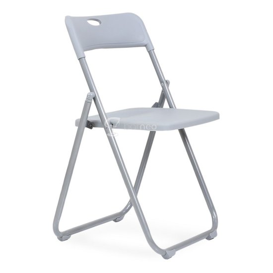 Стул серый пластиковый современный (арт 32159) Фото 1