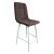 Стул полубарный на металлокаркасе с мягким сидением (арт 23921)
