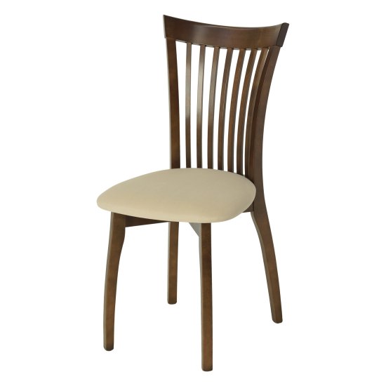 Стул кухонный деревянный мягкий бежевый (арт 18026) Фото 1