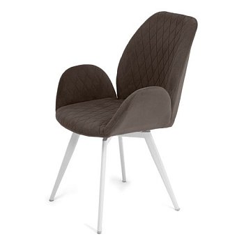 Стул на металлокаркасе мягкий велюровый (арт 33582) - Фото 2