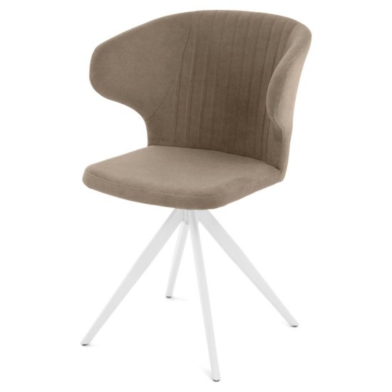 Стул на металлокаркасе мягкий из велюра (арт 35587) Фото 1