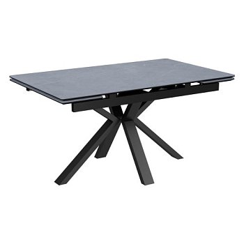 Стол раскладной с покрытием из керамики под мрамор 140 см (арт 32664) - Фото 2