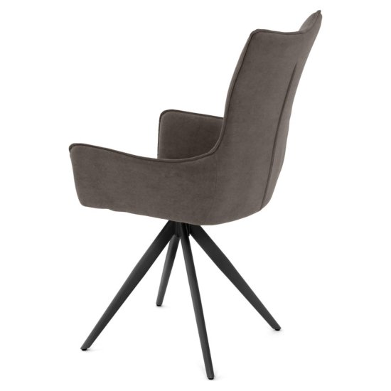 Стул с подлокотниками велюровый (арт 35559) Фото 3