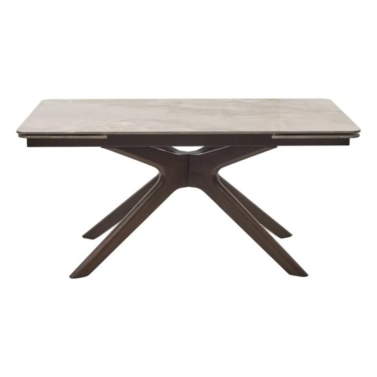 Стол раздвижной керамический на одной ножке (арт 33536) Фото 12