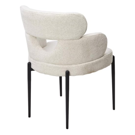 Стул на металлокаркасе мягкий слоновая кость (арт 34130) Фото 2