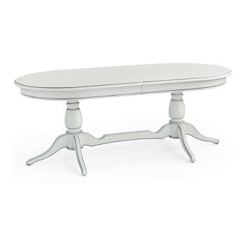 Стол раздвижной белый классика (арт 9494) - Фото 2