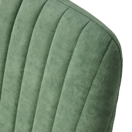 Стул на металлокаркасе мягкий зеленый из велюра (арт 22900) Фото 4