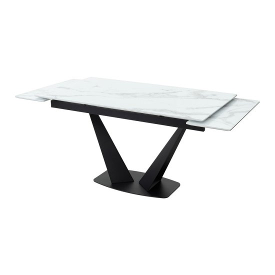 Стол белый на одной ножке 140 см (арт 14810) Фото 4