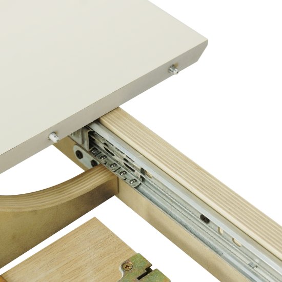 Стол для кухни раздвижной слоновая кость современный (арт 32079) Фото 4