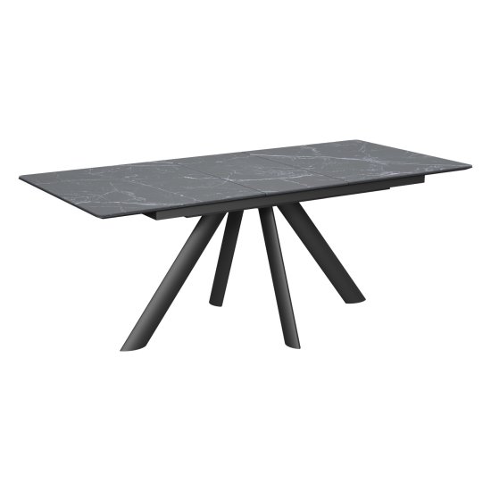 Обеденный стол раздвижной из керамогранита 140 см (арт 32132) Фото 2