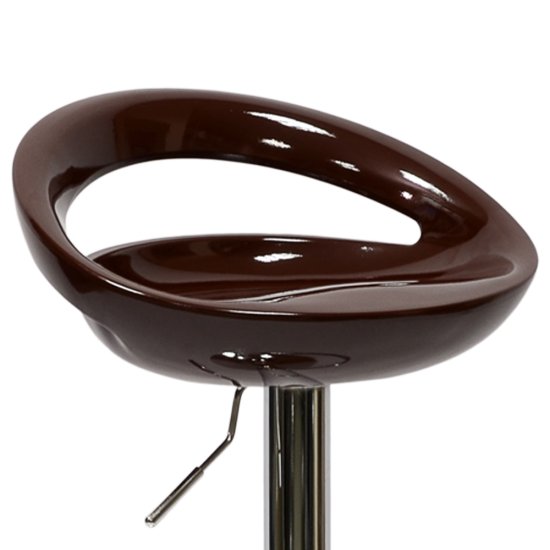 Стул барный на металлокаркасе хромированный регулируемый (арт 2379) Фото 2