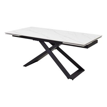 Стол дизайнерский со столешницей из керамики под мрамор (арт 30780) - Фото 2