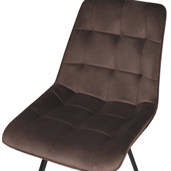 Стул на металлокаркасе мягкий бархатный (арт 29363) Фото 3