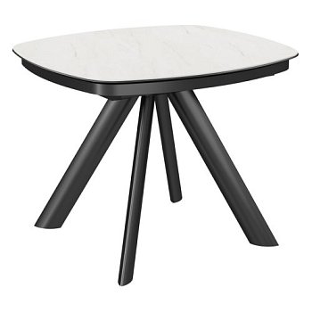 Обеденный стол овальный со столешницей из керамики 100 см (арт 32135) - Фото 2