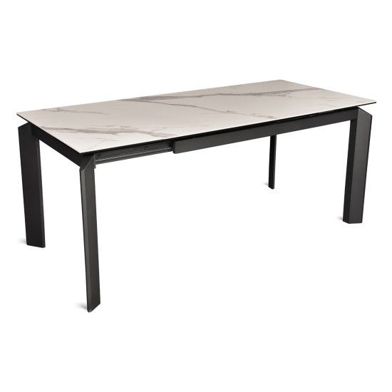 Стол раздвижной керамический белый 140 см (арт 31348) Фото 2