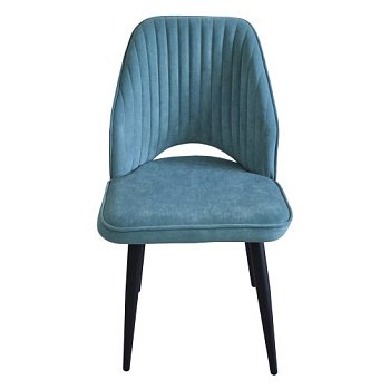 Стул кухонный из велюра современный (арт 31958) - Фото 2