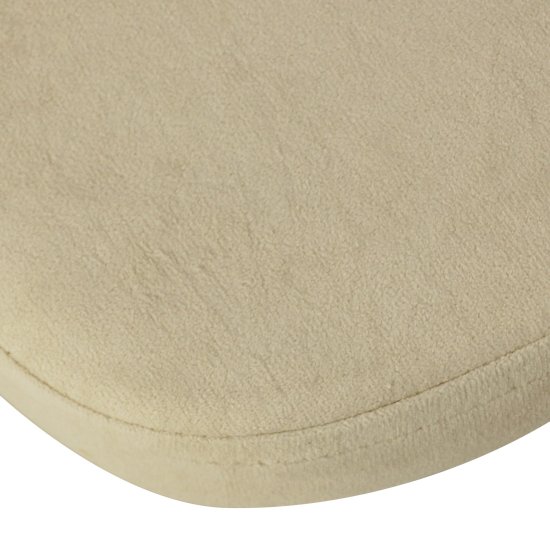 Стул мягкий бежевый с обивкой из велюра (арт 26976) Фото 3